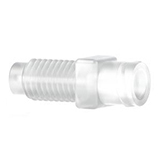 Luer Adapter Female Luer to 1/4-28 Male Polypropylene 0.125" thru hole